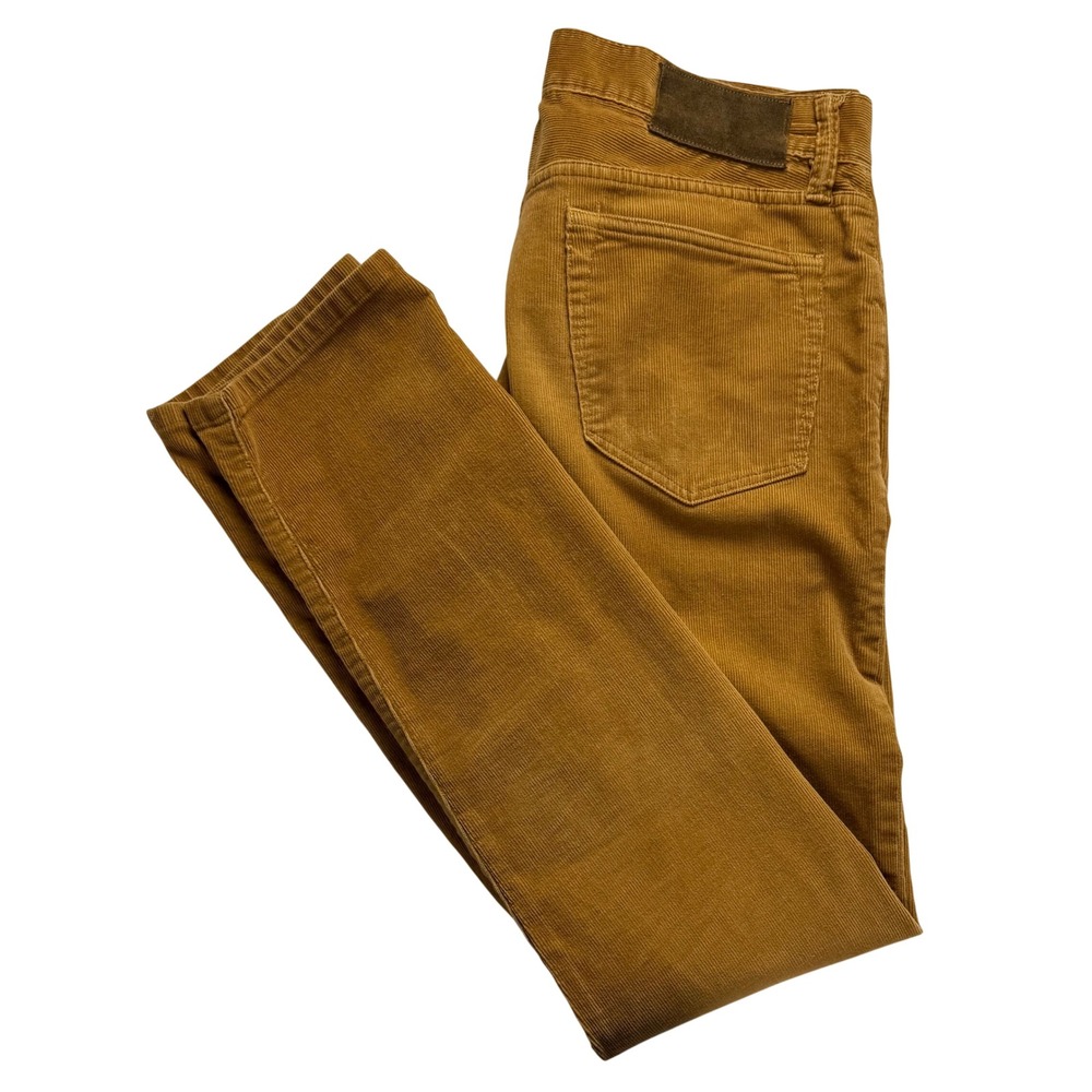 Todd Snyder Mens Slim Fit‎ Corduroy Pants Tobacco Brown 30x32